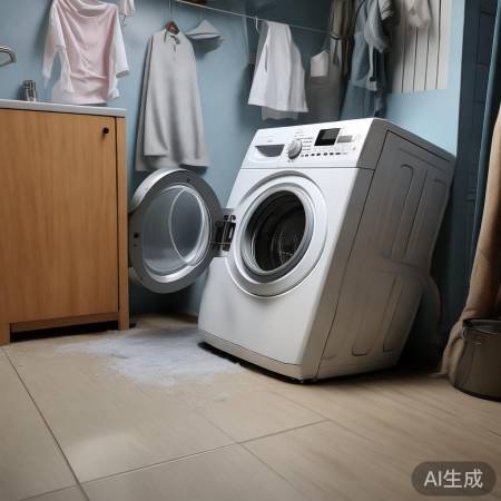 洗衣机地面倾斜，小技巧解决