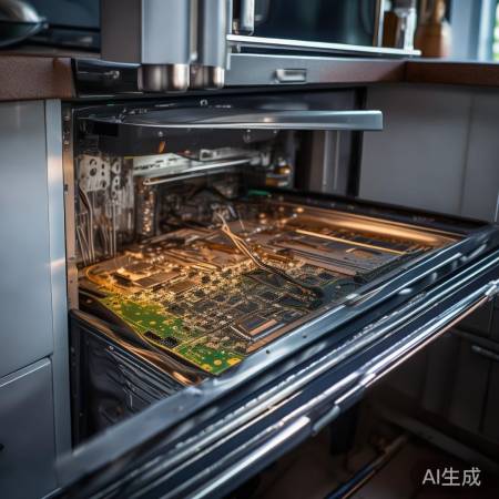 寻找集成灶内部电路板