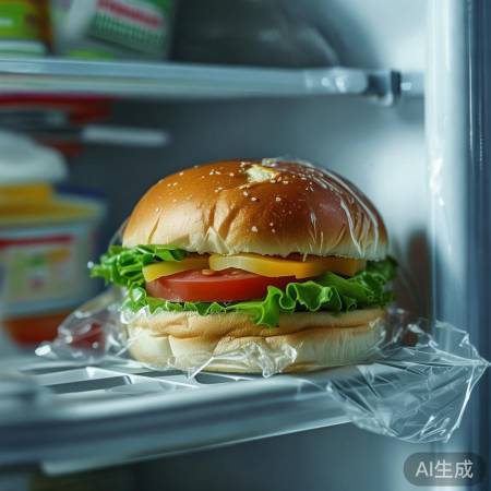 汉堡保存技巧，开封当天食完佳。