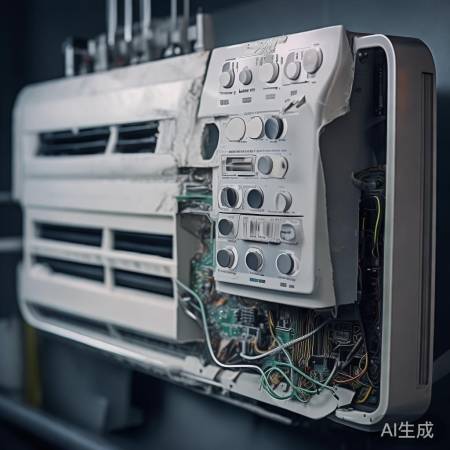 空调面板失灵，故障排查中