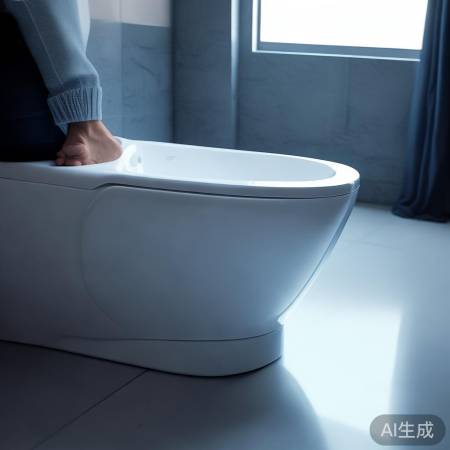 智能马桶：水气感应冲水，自动便