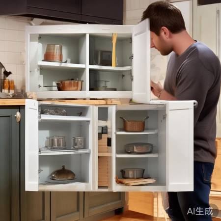 安装储物柜，储物烘焙工具