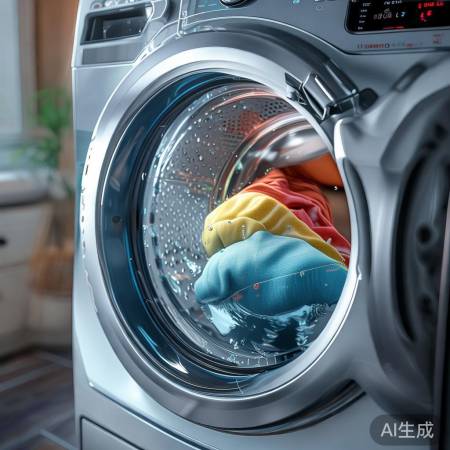 松下洗衣机洗净比高，洗涤效果佳