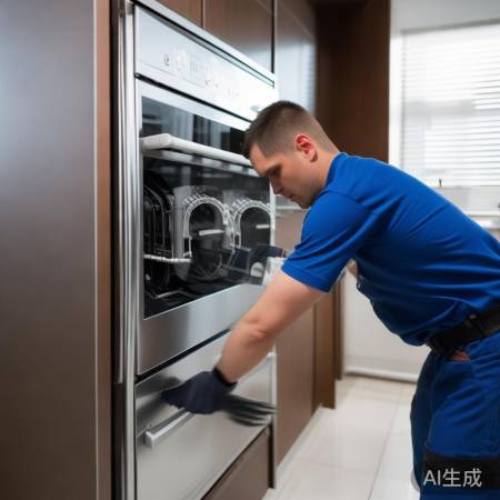 消毒柜蒸烤箱安装稳固，确保安全