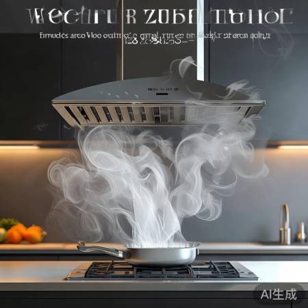“吸力强，油烟净，高效油烟机首
