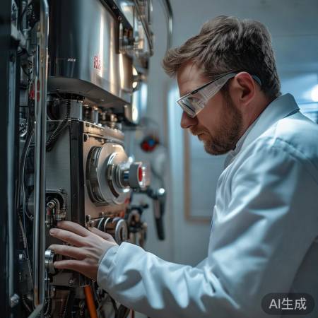 壁挂炉补水阀检查，保障水量适中