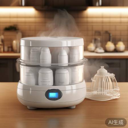 选奶瓶消毒柜：容量适中，蒸汽消