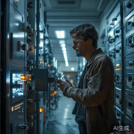 银行保险柜故障，提醒保信息安全