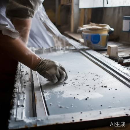 “清洁保养防盗门，打磨旧漆换新