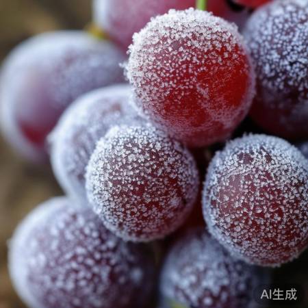 白霜助葡萄营养吸收