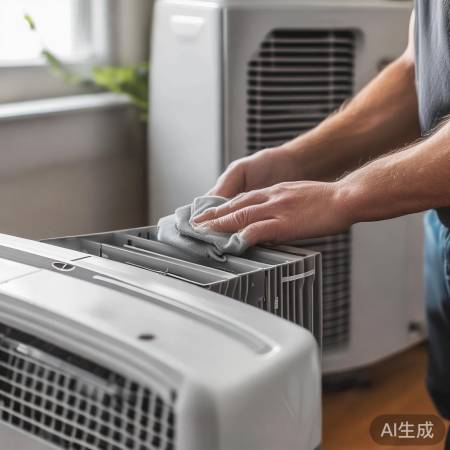 清洁换热器，延长空气能热水器寿