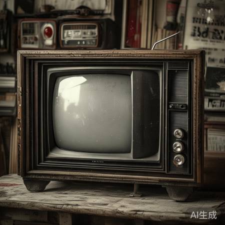 旧黑白电视机：怀旧收藏价值高