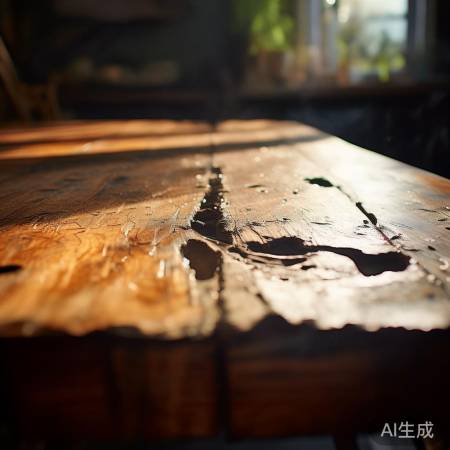 自然氧化变色，如晒太阳变黑。