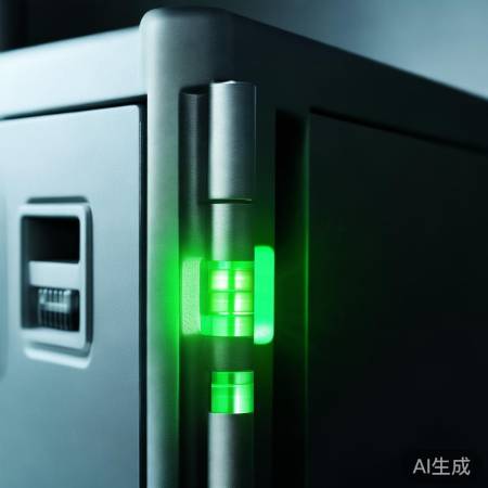 保险柜指示灯亮，安全防护待命
