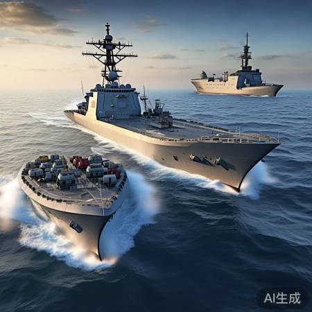 高科技舰艇，海军实力增强