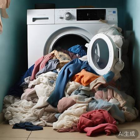 洗衣机衣物过多易损坏