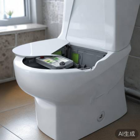 检查智能马桶备用电池