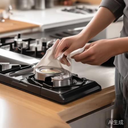 燃气灶打不着火，检查电池和点火