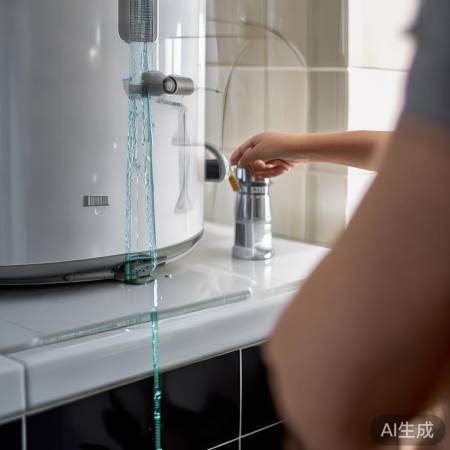 热水器水位不足，检查水位解决。