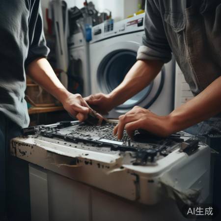洗衣机开关键拆解详解