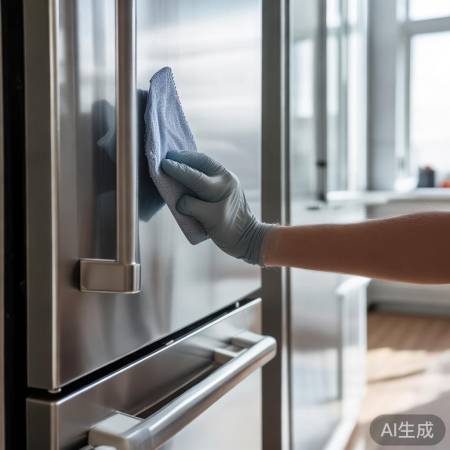 嵌入式冰箱需定期清理，维持整洁