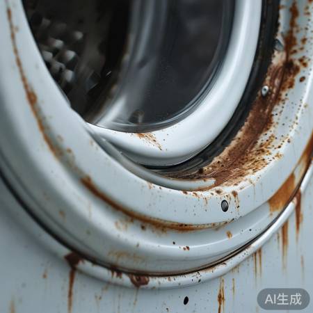 洗衣机外观污渍多，内部或同。
