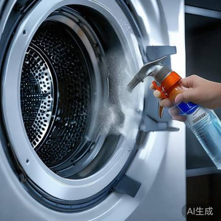 洗衣机定期消毒，滤网内壁清洁