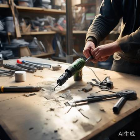 备好修复工具：电钻、螺丝、扳手