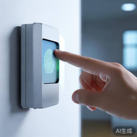 指纹录入，手指平放压区