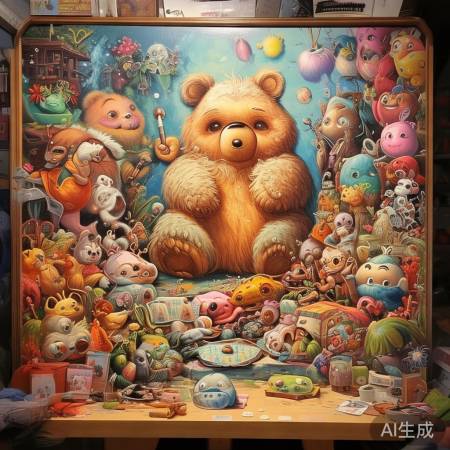 画作走红，唤起童年美好回忆