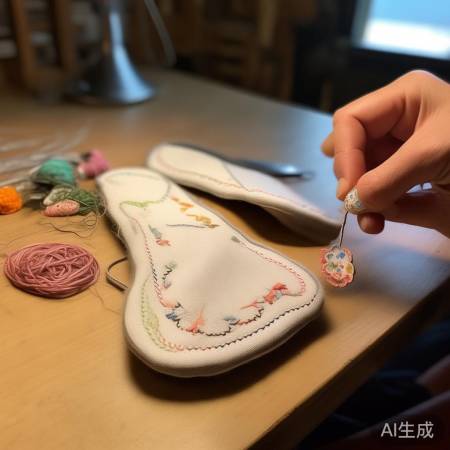 鞋垫装饰，个性可爱。