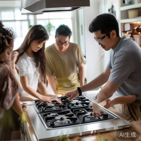 选正规渠道购灶，找师傅安装，注
