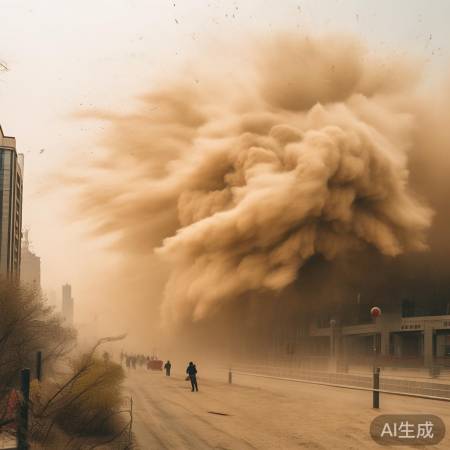 春季沙尘暴，气候使然
