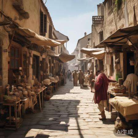古代商店简朴防盗，诚信为本。