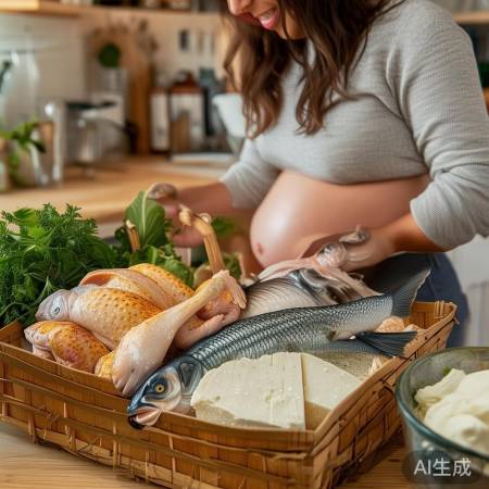 孕期食材：鸡肉、鱼肉、豆腐