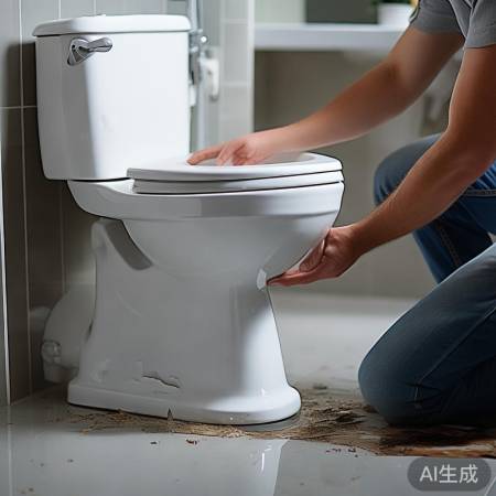 马桶冲水不畅，先检排污管，再清