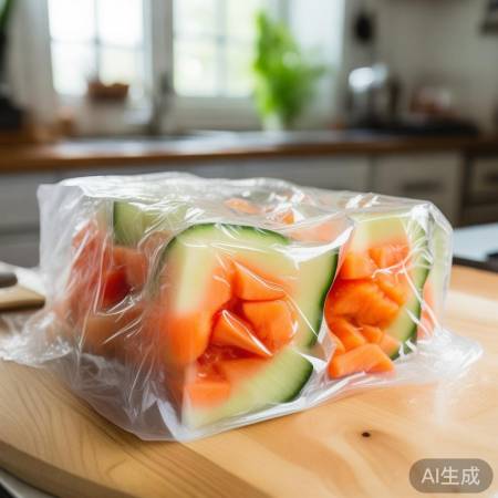 网纹瓜保鲜妙招：切片包膜冰箱存