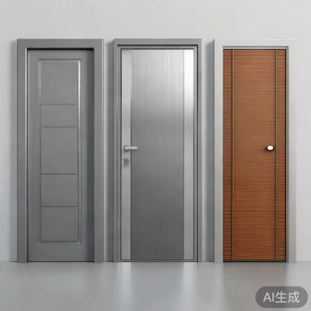 材质决定门风格，不锈钢、铝合金