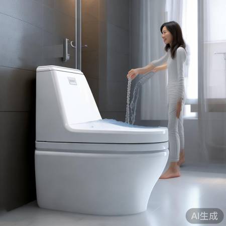 自动冲洗，告别马桶污垢