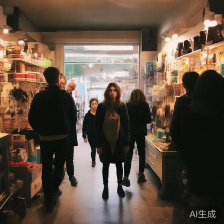 店员急拉博主，店内有变故。