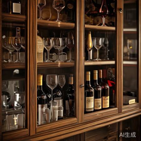 酒柜色彩搭配讲究