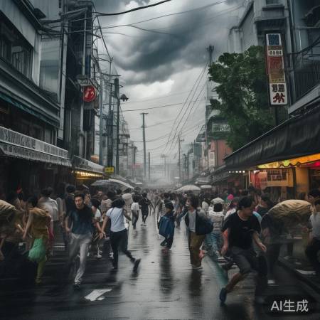 台风来袭，注意安全！