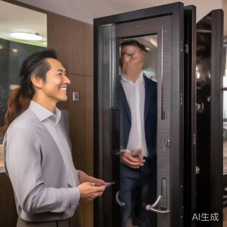 赞美提升信任，促成交防盗门