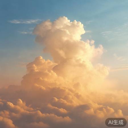 金黄云散，自然魅力瞬间