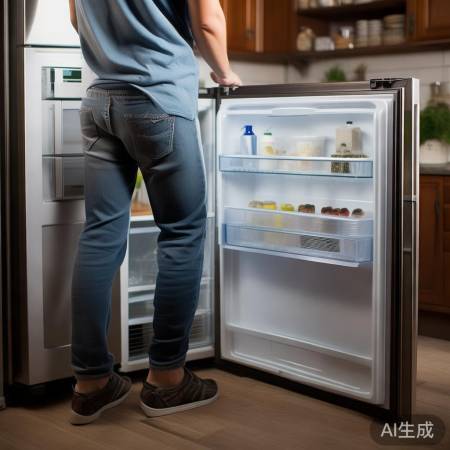 清理冰箱，检查冷凝器。