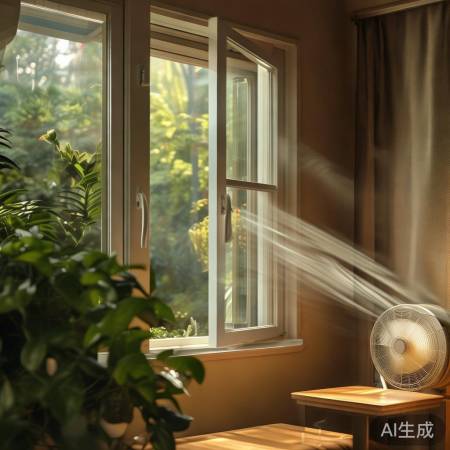 空调扇使用看情况开窗