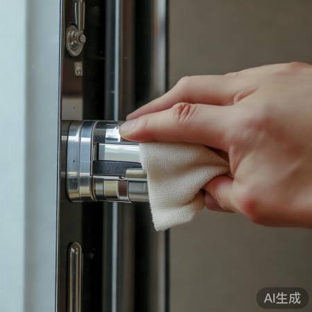 指纹锁清洁防过热
