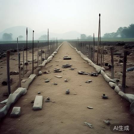 古代兵器残骸，完好如初
