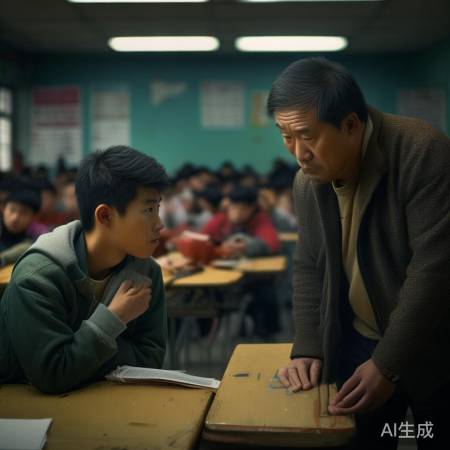 刘老师关心脚伤学生
