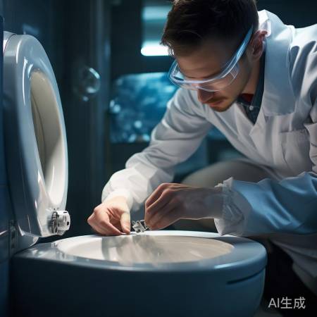马桶内传感器检查，工具备好。